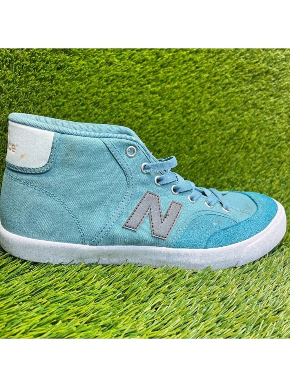 New Balance Numeric Pro Court 213 Mens Size 9 Blue White Athletic Shoes Sneakers